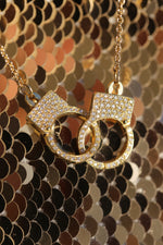 Charlotte – Smallest Handcuffs Diamond Necklace