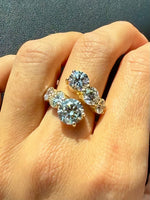 Sabrina Ring – 8 Carat Round Brilliant Lab-Grown Diamond Ring in 14K Yellow Gold – IGI Certified