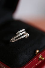Nail Pavé LabGrown Diamond Ring