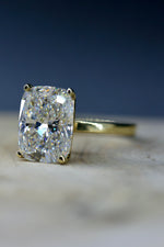 6.00 Carat Cushion Lab Grown Certified Diamond Ring
