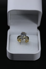 Alana - 3.00 Carat Pear Shape Lab Grown Certified Diamond Ring