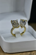 11.76 carat lab grown diamonds Toy El Moi Yellow Gold Ring