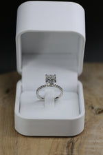 3 Carat Cushion Brilliant Lab-Grown Diamond IGI Certified White Gold