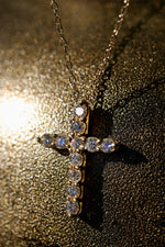 The Pagani Cross Necklace | 1.21 Carat CVD Lab Grown Diamond Cross | D VVS2 | 14K Gold