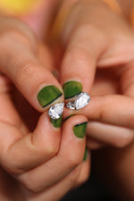 The Studden 2 Carat Pear Shaped Lab-Grown Diamond Stud Earrings