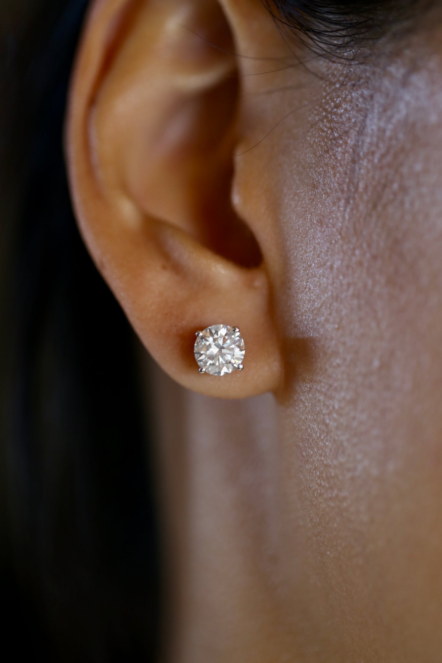 4.75 carat lab grown diamonds White gold Certified