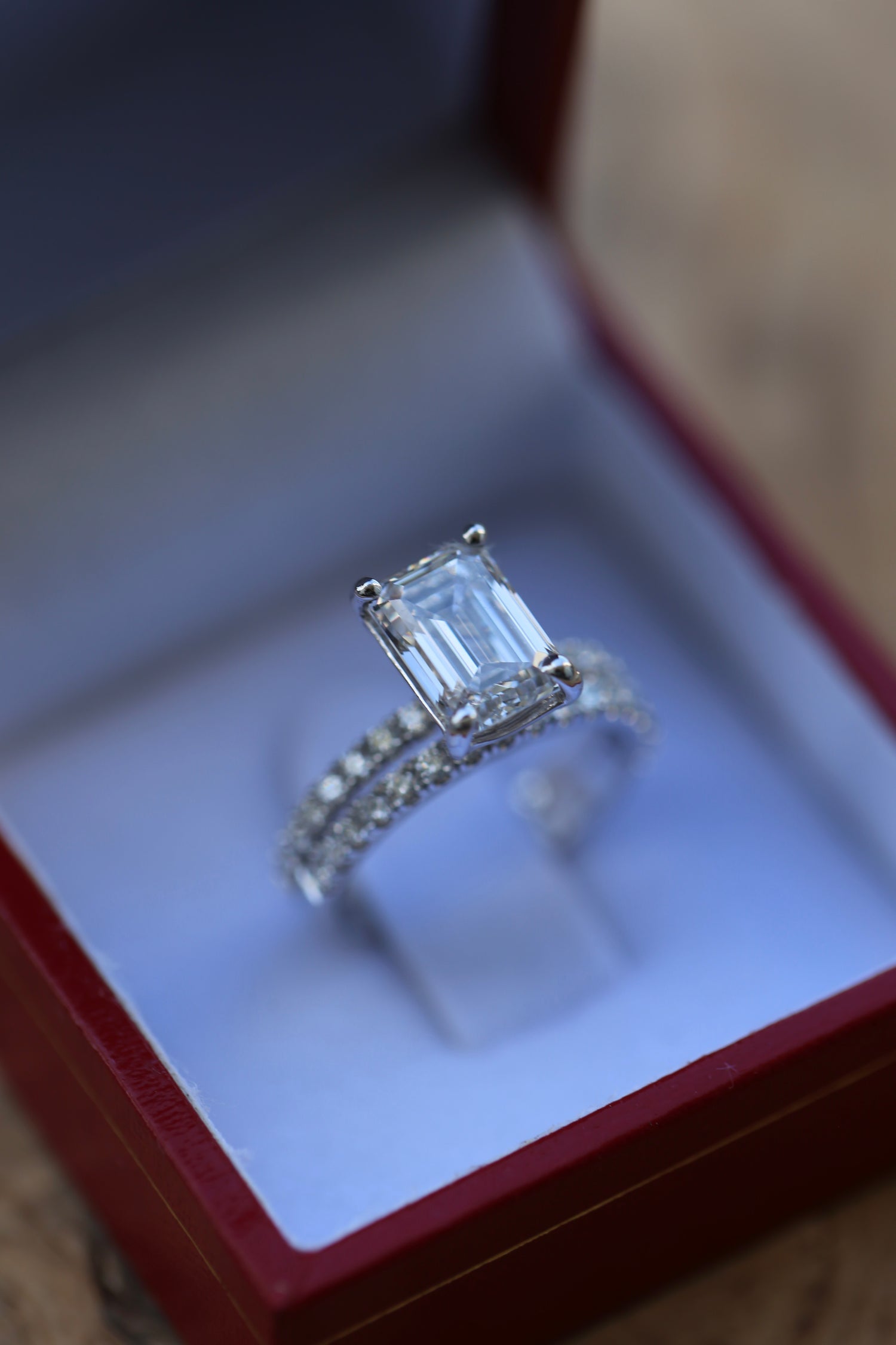 Jordan™ |2.50 CT IGI Certified Lab-Grown Diamond Bridal Set in 14K White Gold