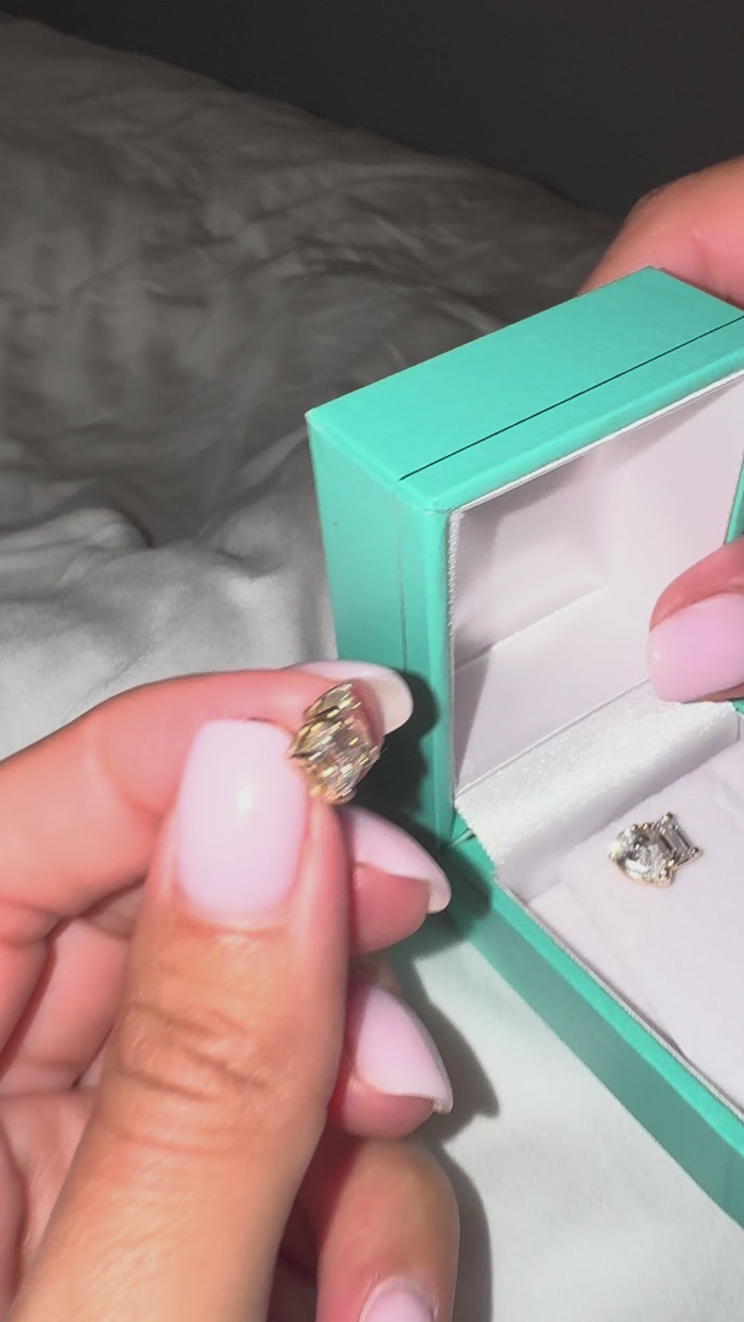 Moi et Toi™ 2 CTW Lab-Grown Diamond Stud Earrings | 14K Yellow Gold
